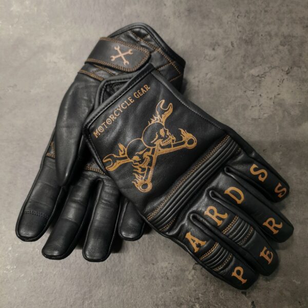 Gants moto Bastards Choppers - Homologués CE – Image 3
