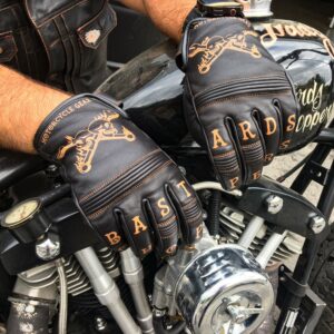 Gants moto Bastards Choppers - Homologués CE