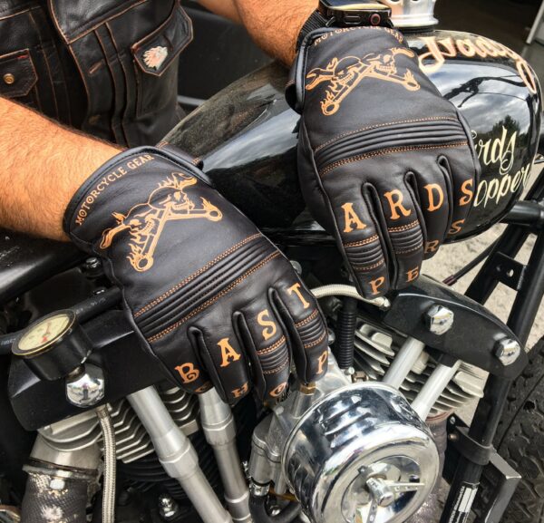 Gants moto Bastards Choppers - Homologués CE