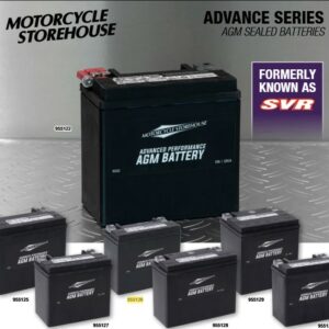 BATTERIE AGM TYPE ORIGINE POUR HARLEY-DAVIDSON ARRIERE : CHOISISSEZ VOTRE MODEL